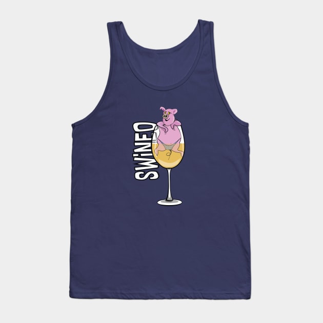 SWINEO in a Glass Tank Top by ByersArtLab